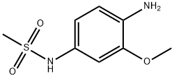 N-(4-氨基-3-甲氧基苯基)甲磺酰胺 结构式