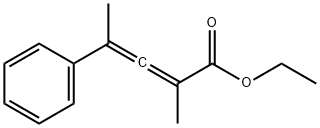 2-Methyl-4-phenyl-2,3-pentadienoic acid ethyl ester 结构式