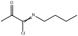 Propanimidoyl  chloride,  N-butyl-2-oxo- 结构式