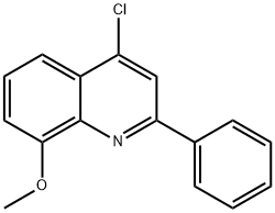 4-Chloro-8-methoxy-2-phenylquinoline 结构式