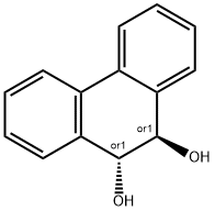 TRANS-9,10-DIHYDROXY-9,10-DIHYDROPHENANTHRENE 结构式