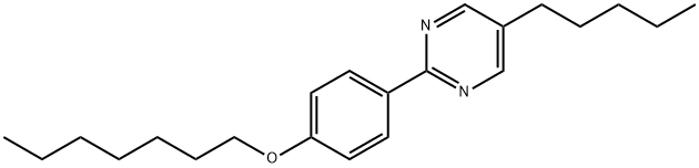 2-[4-(Heptyloxy)-phenyl]-5-octylpyrimidine 结构式