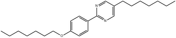 5-Heptyl-2-[4-(heptyloxy)-phenyl]-pyrimidine 结构式