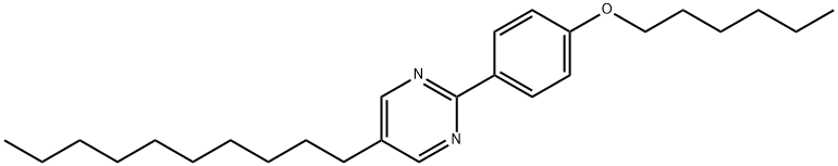 5-Decyl-2-[4-(hexyloxy)-phenyl]-pyrimidine 结构式