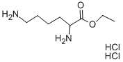 2,6-二氨基己酸乙酯双盐酸盐 结构式