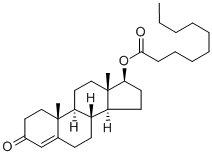 癸酸睾丸素 结构式