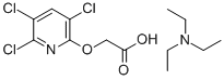 (3,5,6-三氯-2-吡啶基)氧乙酸三乙胺盐 结构式