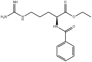 ethyl 5-{[amino(imino)methyl]amino}-2-(benzoylamino)pentanoate 结构式