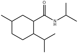 N,2-bis(isopropyl)-5-methylcyclohexanecarboxamide 结构式