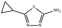 5-环丙基-1,3,4-噻二唑-2-胺 结构式