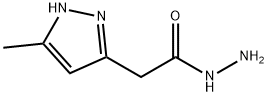 2-(3-甲基-1H-吡唑-5-基)乙酰肼 结构式