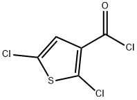 2，5-二氯硫代苯-3-碳酰氯 结构式