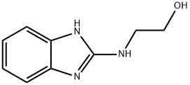 2-(2-苯并咪唑基氨基)-1-乙醇 结构式