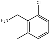 2-氯-6-甲基苯甲基胺 结构式