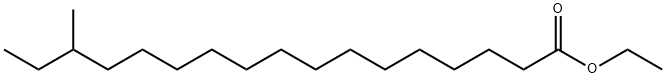 15-甲基十七烷酸乙酯 结构式