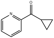环丙基(2-吡啶基)甲酮 结构式