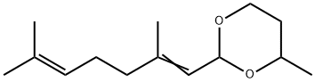 2-(2,6-dimethylhepta-1,5-dienyl)-4-methyl-1,3-dioxane 结构式