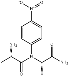 H-ALA-ALA-PNA 结构式