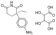 S-(-)-AMinoglutethiMide D-Tartrate Salt 结构式