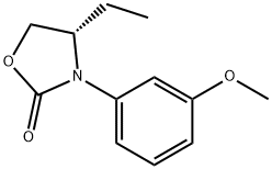 (S)-4-ETHYL-3-(3-METHOXYPHENYL)OXAZOLIDIN-2-ONE 结构式