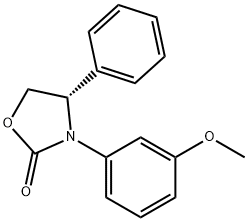 (S)-3-(3-METHOXYPHENYL)-4-PHENYLOXAZOLIDIN-2-ONE 结构式