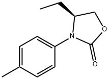 (S)-4-ETHYL-3-P-TOLYLOXAZOLIDIN-2-ONE 结构式