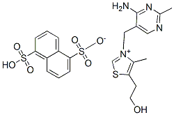 2-[3-[(4-AMINO-2-METHYLPYRIMIDIN-5-YL)METHYL]-4-METHYL-1,3-THIAZOL-3-IUM-5-YL]ETHANOL,5-SULFONAPHTHA 结构式