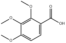2,3,4-三甲氧基苯甲酸 结构式