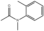 N-甲基-N-(2-甲基苯基)乙酰胺 结构式