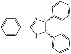 2,4,5-三苯基-2-咪唑啉 结构式