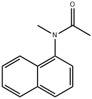 N-Methyl-N-(1-naphtyl)acetamide 结构式