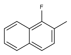1-氟-2-甲萘 结构式