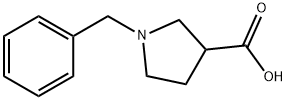1-苄基吡咯烷-3-甲酸 结构式