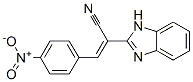 1H-Benzimidazol-2-acetonitrile, alpha((4-nitrophenyl)methylene)- 结构式