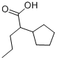 2-CYCLOPENTYL VALERIC ACID 结构式