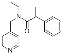 N-乙基-N-(4-吡啶甲基)阿托胺 结构式