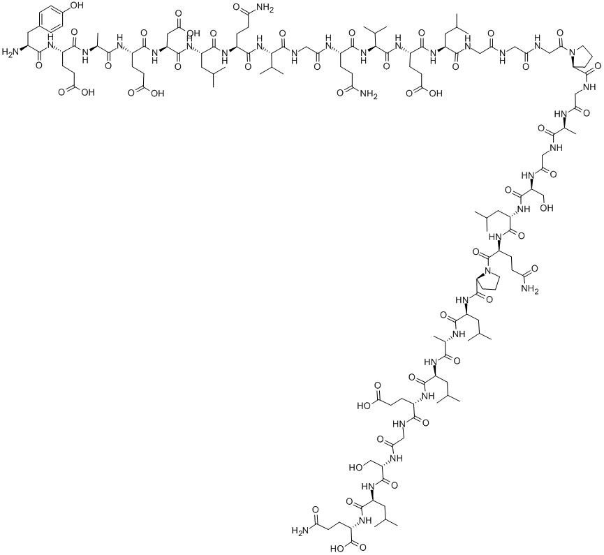 (TYR0)-C-PEPTIDE (HUMAN) 结构式