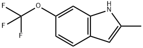 2-甲基-6-三氟甲氧基吲哚 结构式