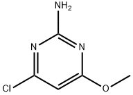 2-氨基-4-氯-6-甲氧基嘧啶 结构式
