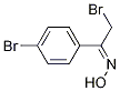 2-BROMO-1-(4-BROMOPHENYL)-1-ETHANONE OXIME 结构式