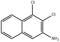 3,4-Dichloro-2-naphthalenamine 结构式