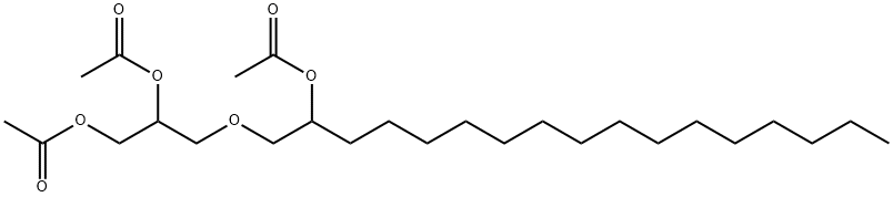 3-[(2-Acetoxyheptadecyl)oxy]-1,2-propanediol diacetate 结构式