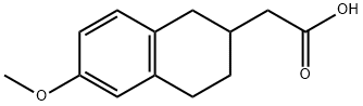 (6 - 甲氧基-1,2,3,4 - 四氢 - 萘-2 - 基) - 乙酸 结构式