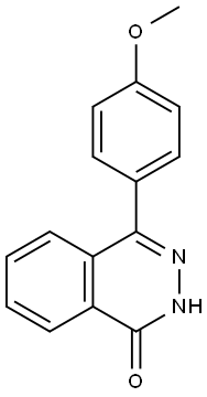 4-(4-甲氧苯基)-1-(2H)-酞嗪酮 结构式