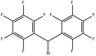 1,1'-(溴亚甲基)二[2,3,4,5,6-五氟苯] 结构式