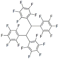 1,1,2,2-Tetrakis(pentafluorophenyl)ethane 结构式