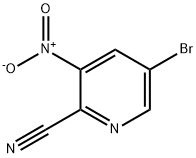5-溴-2-氰基-3-硝基吡啶 结构式