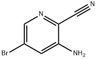 3-氨基-5-溴吡啶-2-甲腈 结构式