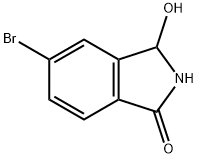 5-BROMO-3-HYDROXYISOINDOLIN-1-ONE 结构式