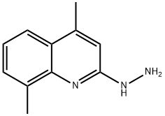 2-肼基-4,8-二甲基喹啉 结构式
